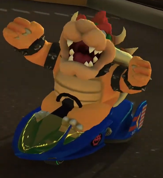 Bowser in the Blue Falcon